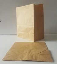 PAPER CHECKOUT BAG - MEDIUM (SQUARE BOTTOM)