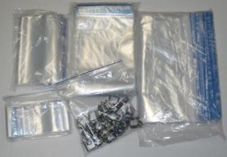 062mm x 75mm x 40um RESEALABLE PLASTIC BAGS