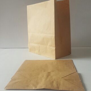 PAPER CHECKOUT BAG - MEDIUM (SQUARE BOTTOM)
