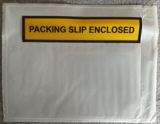DESPATCH ENVELOPES - PACKING SLIP ENCLOSED