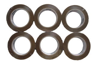LOW NOISE PACKAGING PP TAPE BROWN 48mm x 100m #FPA7 